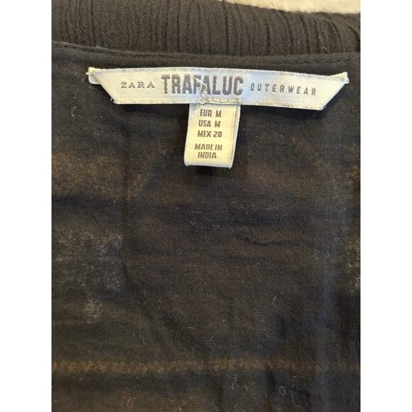 Zara Trafaluc Jacket Women's M Floral Embroidery Colorful Boho Style EUC - Picture 7 of 7